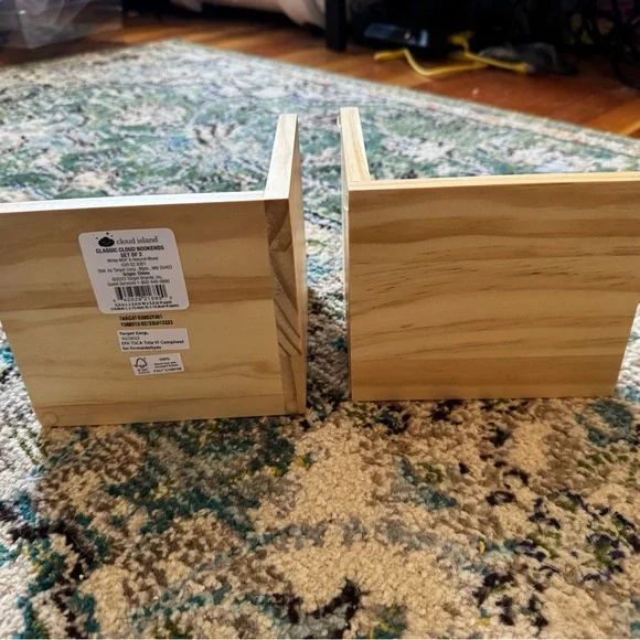 Cloud Island - Cloud Bookend Set of 2 EUC - Picture 3 of 4